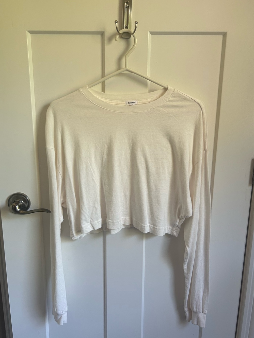 White Garage Loose-Fit Long Sleeve